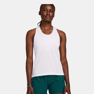 Under Armour Launch Singlet White Racerback Tank Top